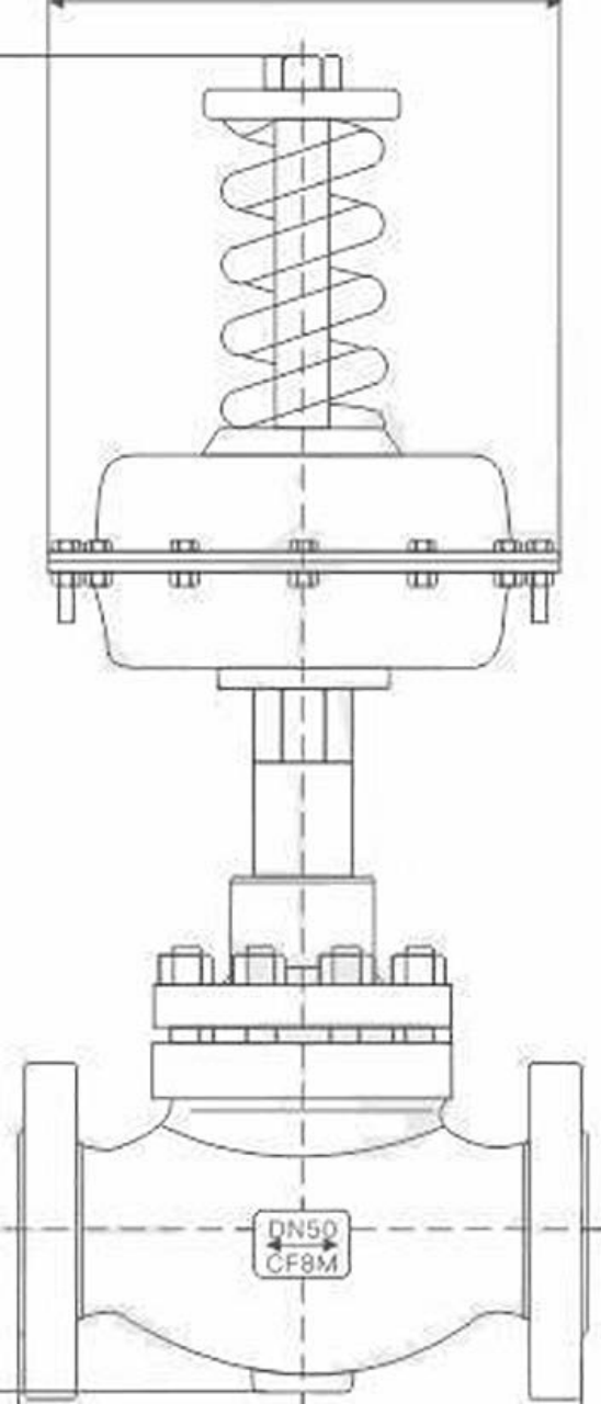 Parameter Diagram for Self-Actuated Pressure Control Valve
