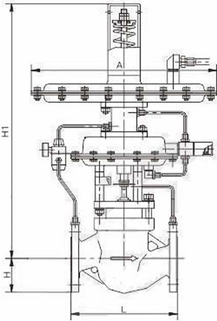 Technical Parameters Diagram for Self-Operated Nitrogen Seal Valve